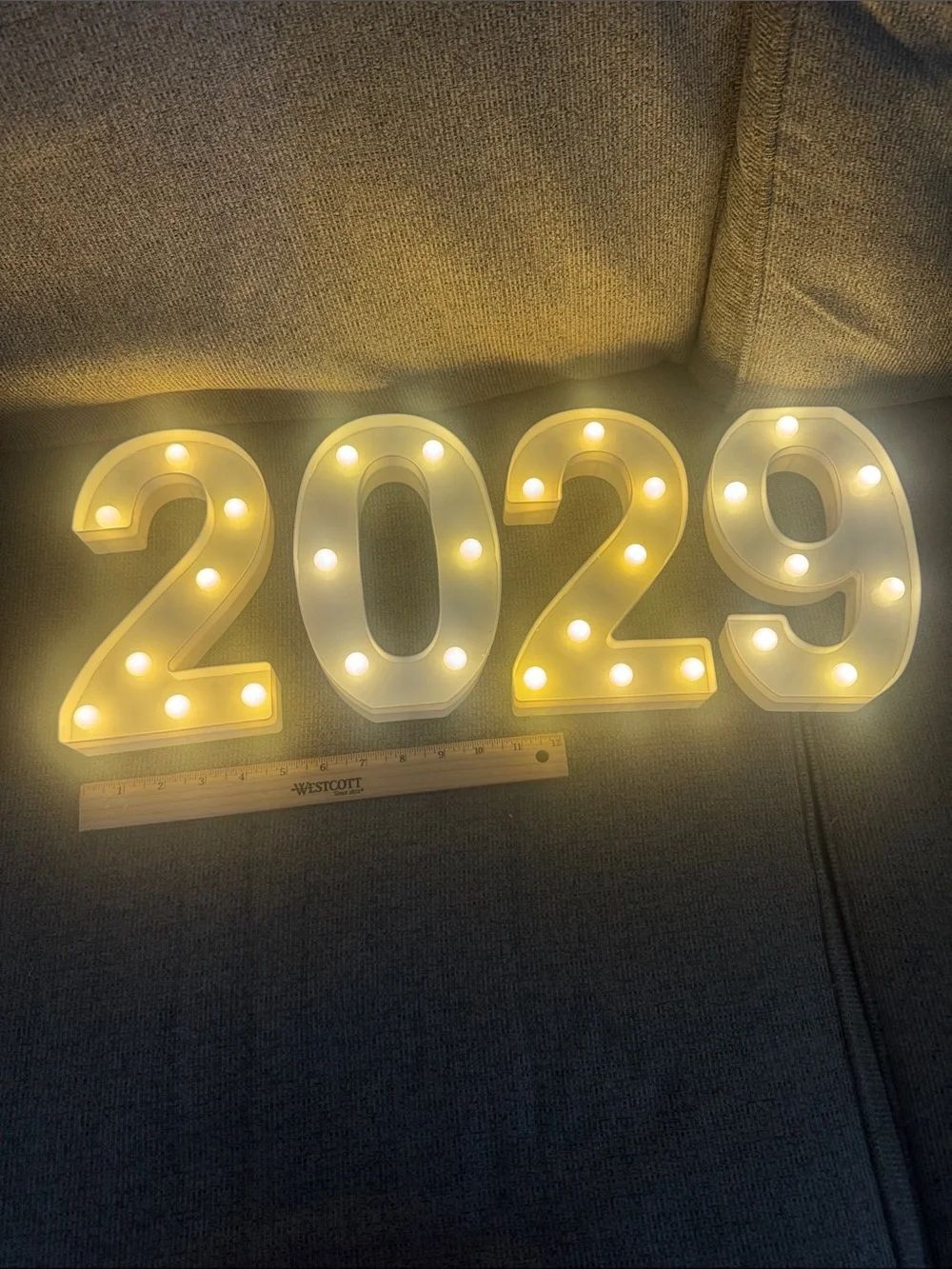 LED Marquee Number Lights 2029 - White